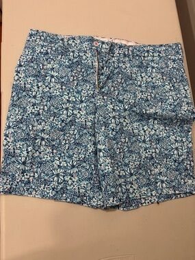 Lilly Pulitzer Beaumont Blue Floral Men’s Bermuda Shorts